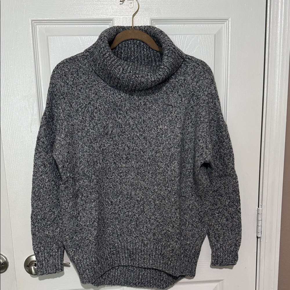 Old Navy Gray Cowl Neck Sweater